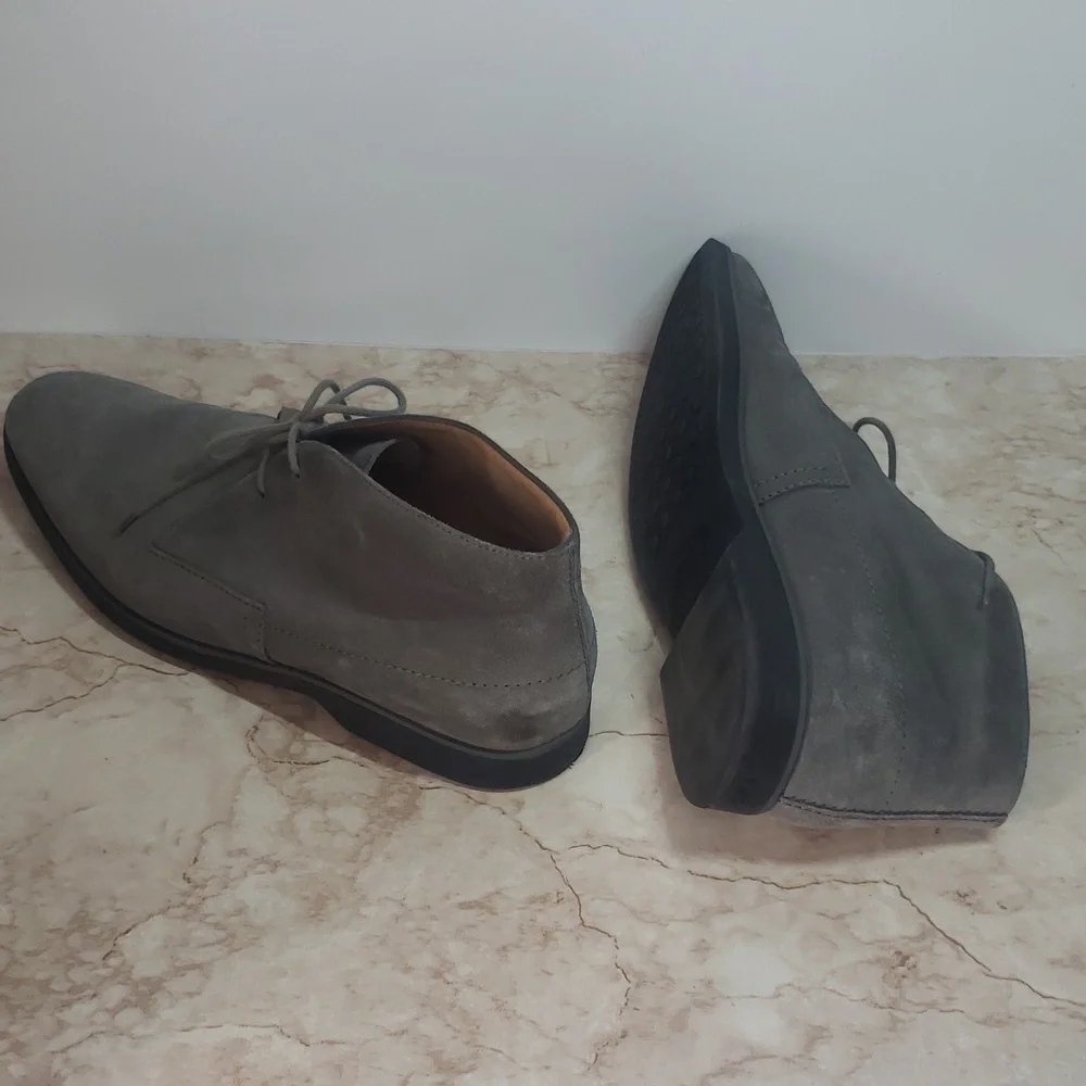 Tods Gray Suede Men's Shoes 10.5